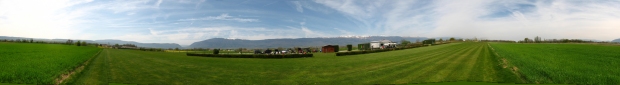 Vue panoramique de la piste du GAM Genève